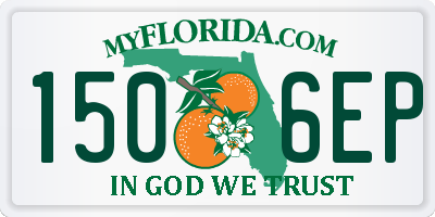 FL license plate 1506EP