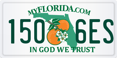 FL license plate 1506ES