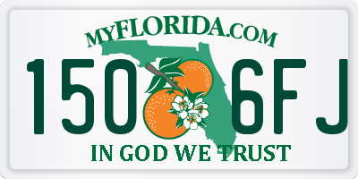 FL license plate 1506FJ