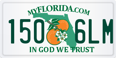 FL license plate 1506LM