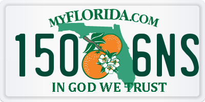 FL license plate 1506NS