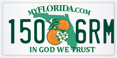 FL license plate 1506RM