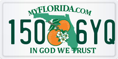 FL license plate 1506YQ