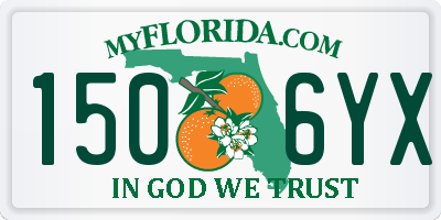 FL license plate 1506YX