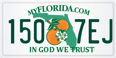 FL license plate 1507EJ