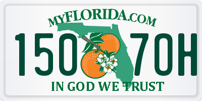 FL license plate 1507OH