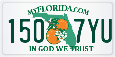 FL license plate 1507YU