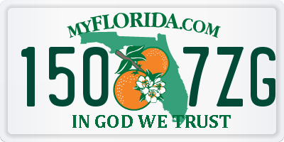 FL license plate 1507ZG