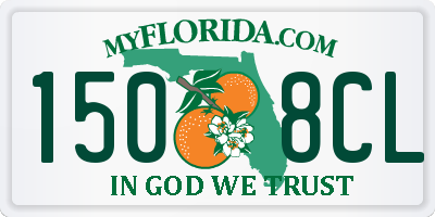 FL license plate 1508CL