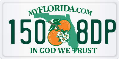FL license plate 1508DP