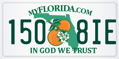 FL license plate 1508IE