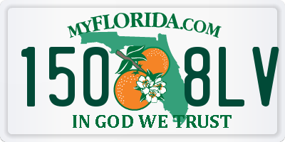 FL license plate 1508LV