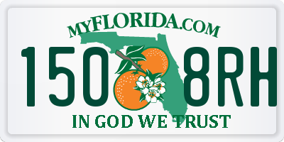 FL license plate 1508RH