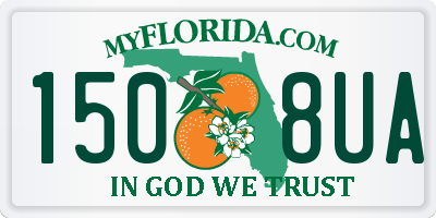 FL license plate 1508UA