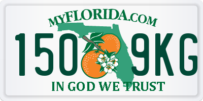 FL license plate 1509KG