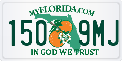 FL license plate 1509MJ