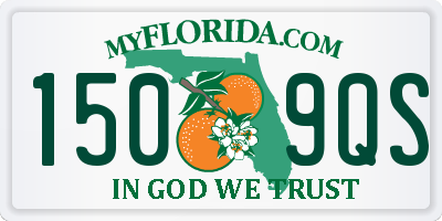 FL license plate 1509QS