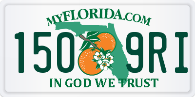 FL license plate 1509RI