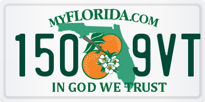 FL license plate 1509VT