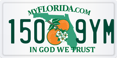 FL license plate 1509YM