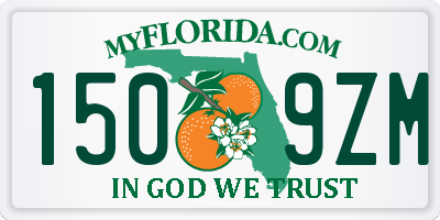 FL license plate 1509ZM