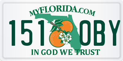 FL license plate 1510BY