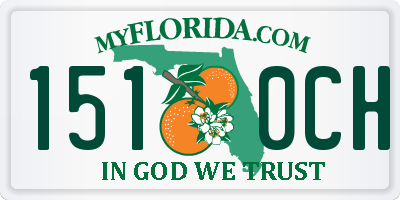 FL license plate 1510CH