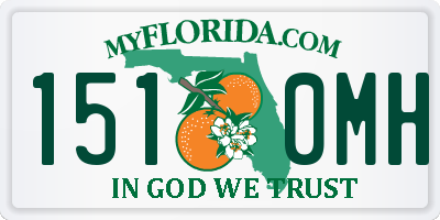 FL license plate 1510MH