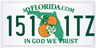 FL license plate 1511TZ