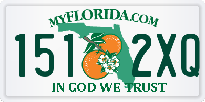 FL license plate 1512XQ