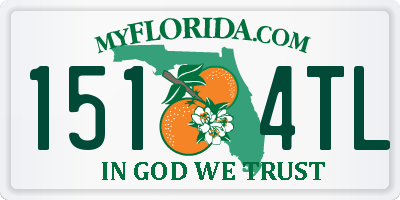 FL license plate 1514TL