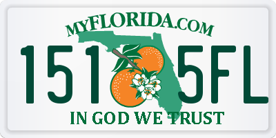 FL license plate 1515FL