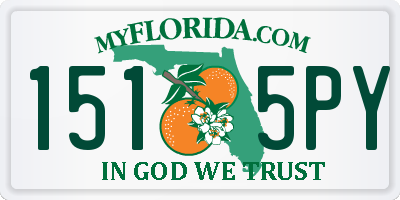 FL license plate 1515PY