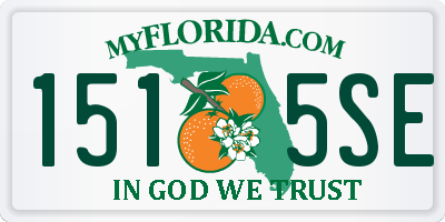 FL license plate 1515SE