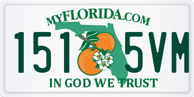 FL license plate 1515VM