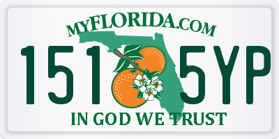 FL license plate 1515YP