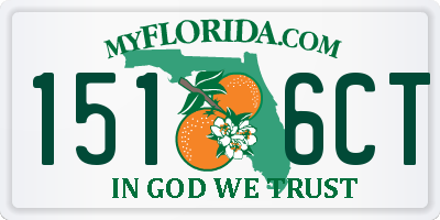 FL license plate 1516CT
