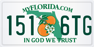 FL license plate 1516TG