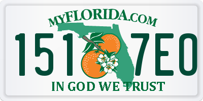 FL license plate 1517EO