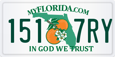 FL license plate 1517RY