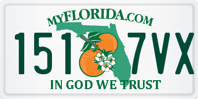 FL license plate 1517VX
