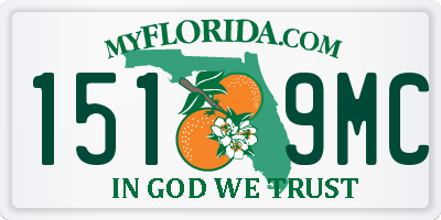 FL license plate 1519MC