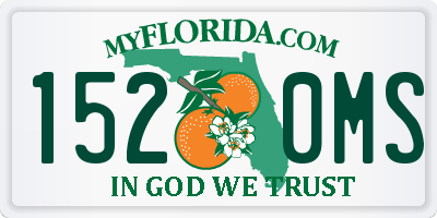 FL license plate 1520MS