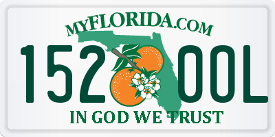 FL license plate 1520OL