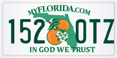FL license plate 1520TZ