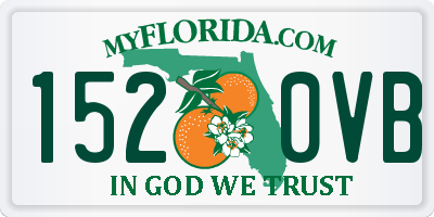 FL license plate 1520VB