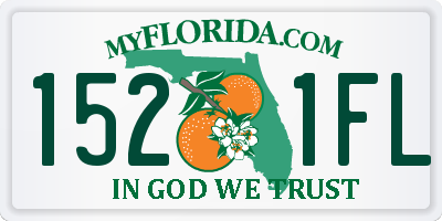 FL license plate 1521FL