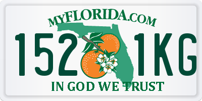 FL license plate 1521KG