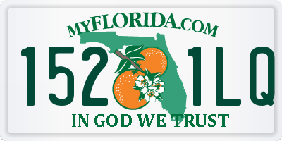 FL license plate 1521LQ