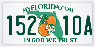 FL license plate 1521OA